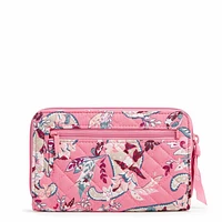 RFID Turnlock Wallet - Botanical Paisley Pink