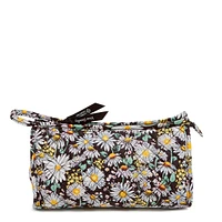 Trapeze Cosmetic Bag - Daisies White