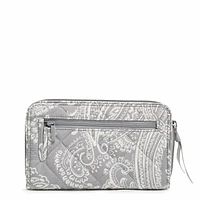 RFID Turnlock Wallet - Cloud Gray Paisley