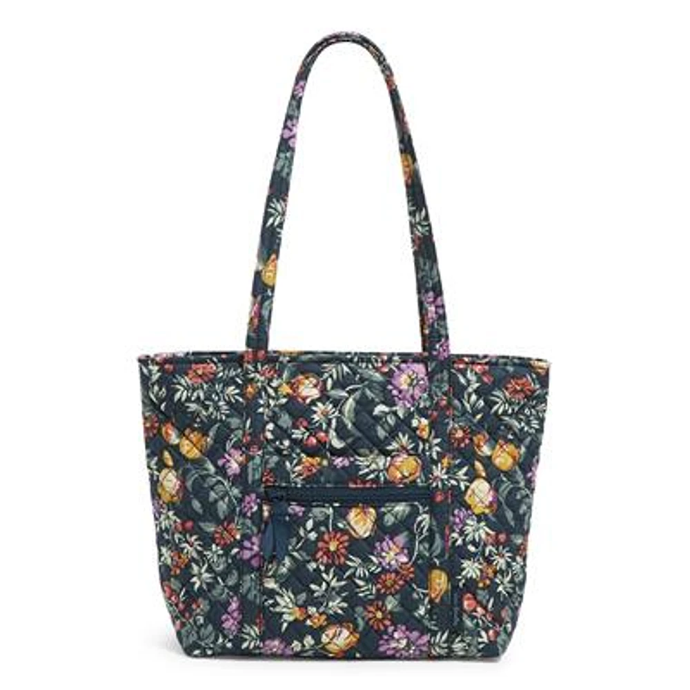 Small Vera Tote Bag - Fresh-Cut Floral Green