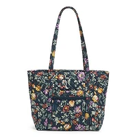 Small Vera Tote Bag - Fresh-Cut Floral Green