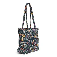 Small Vera Tote Bag - Fresh-Cut Floral Green