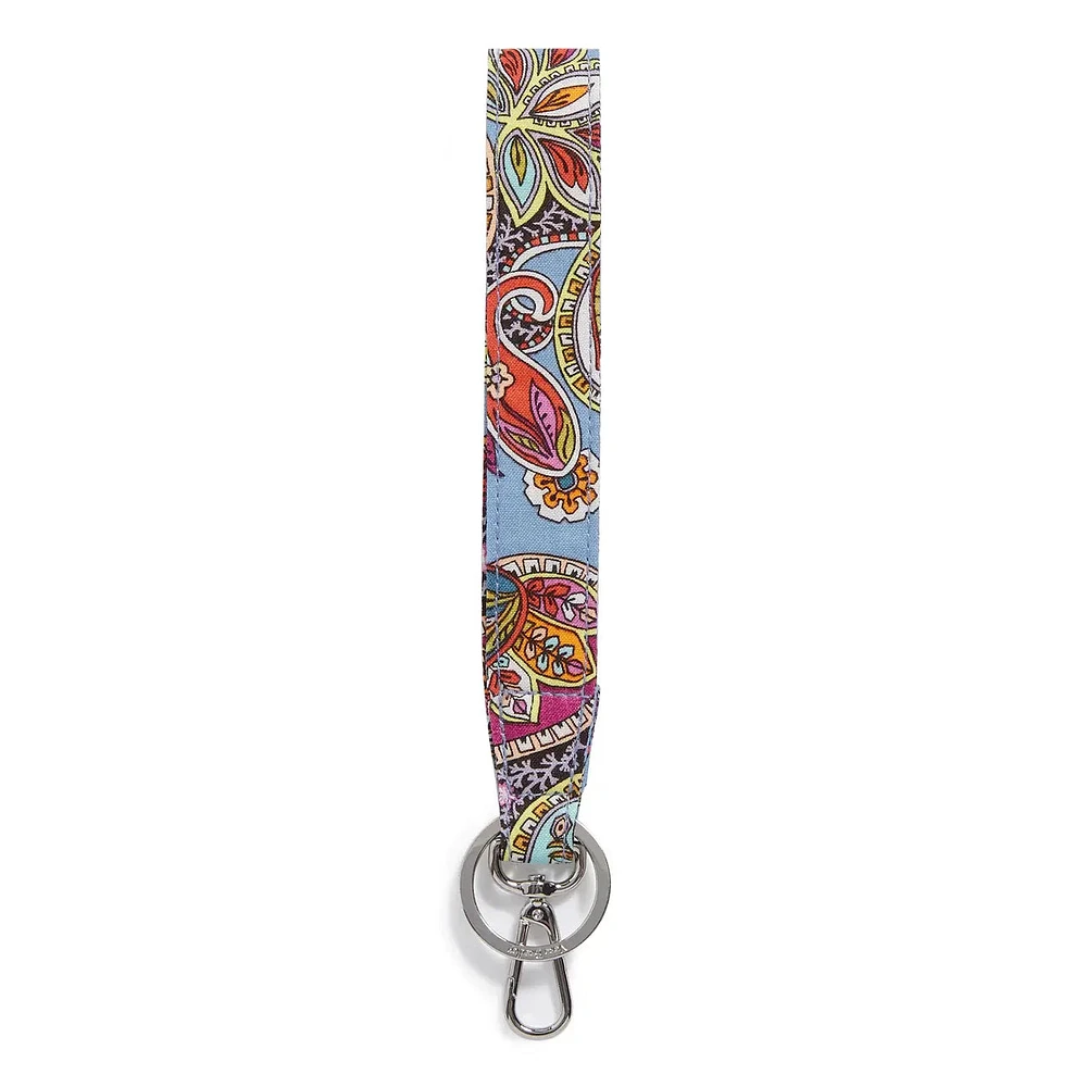 Wide Loop Keychain - Provence Paisley