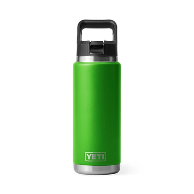 Rambler 26 oz Straw Bottle Canopy Green