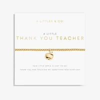 A Little Thank You Teacher - Gold