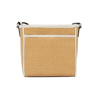 Astrid Straw Organizer Bag