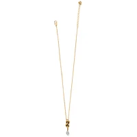 Interlok Single Knot Drop Necklace