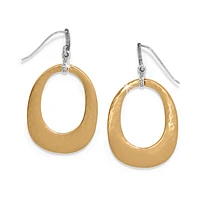 Meridian Geo Open Hoop French Wire Earrings