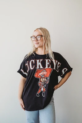Ohio State South Split Oversized Tee