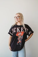 Ohio State South Split Oversized Tee