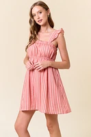 Annie Striped Mini Dress