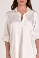 August Collared Shirt Dress