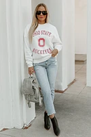 Ohio State Play On Fleece Crewneck