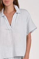 Going Places Gauze Top