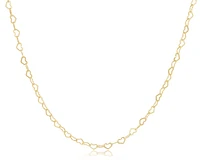 15" Choker Love Chain