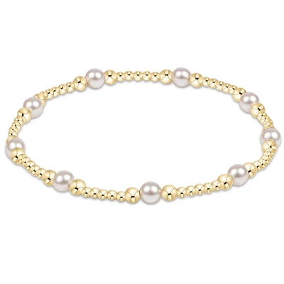Classic Purpose Pattern 4mm Bead Bracelet