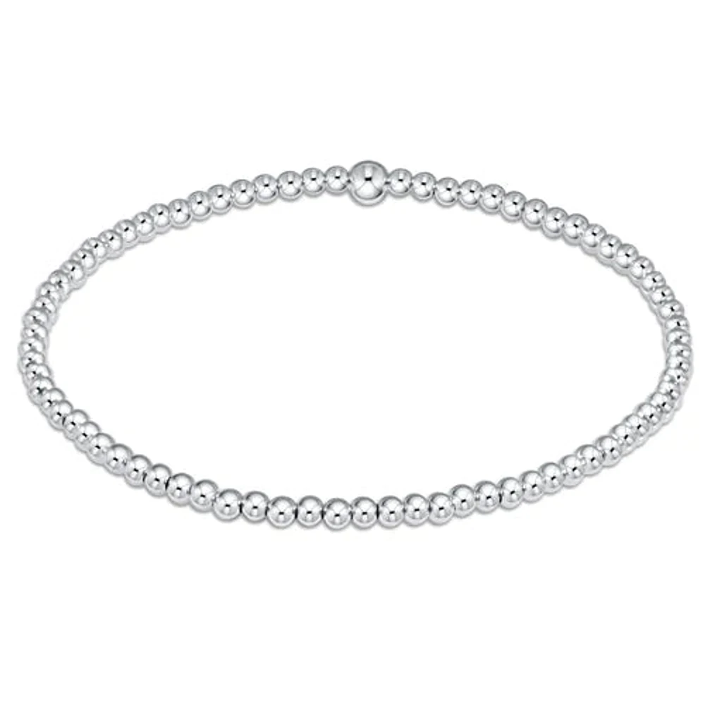 Classic Sterling 2.5mm Bead Bracelet