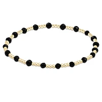 enewton Extends - Gemstone Gold Sincerity Pattern 3mm Bead Bracelet