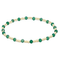 enewton Extends - Gemstone Gold Sincerity Pattern 3mm Bead Bracelet