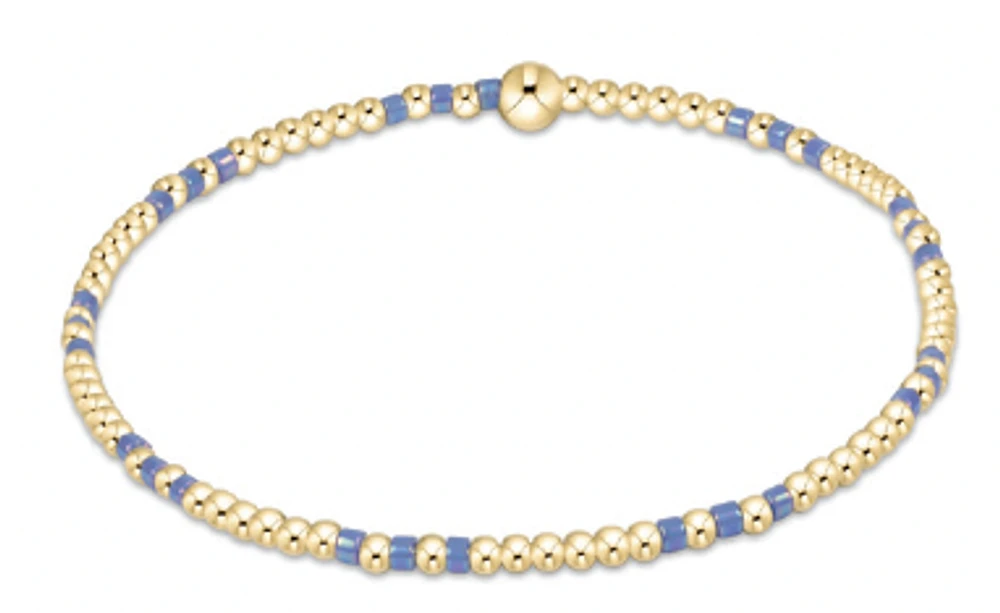 Hope Joy Pattern 2mm Bead Bracelet