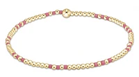 Hope Joy Pattern 2mm Bead Bracelet