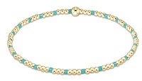 Hope Sincerity Pattern 2mm Bead Bracelet