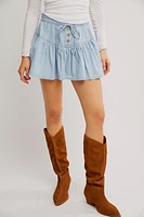 Roselle Denim Mini