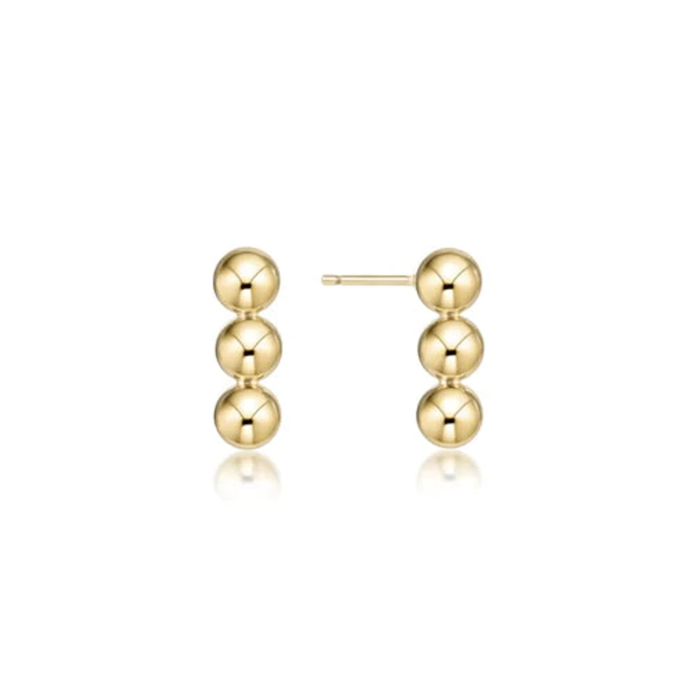 Joy Stud Earrings - 6mm Gold
