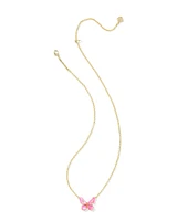 Bianca Butterfly Short Pendant Necklace