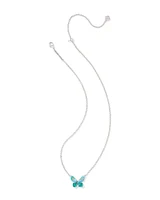 Bianca Butterfly Short Pendant Necklace