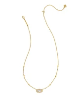 Elisa Lattice Frame Short Pendant Necklace