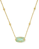 Elisa Lattice Frame Short Pendant Necklace