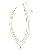 Mini Elisa Triple Strand Necklace
