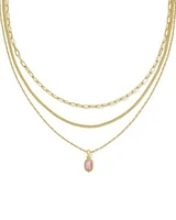 Mini Elisa Triple Strand Necklace