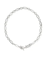 Sylvia Metal Link And Chain Necklace