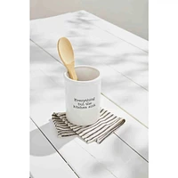 Utensil Holder & Towel Set