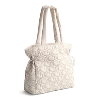 Original Zip Tote: Pumice Stone with Coffee Bean