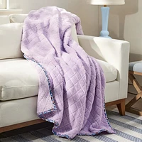 Solid Throw Blanket - Cloud Vine Multi