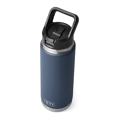 Rambler 26 oz Straw Bottle Navy