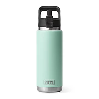 Rambler 26 oz Straw Bottle Seafoam