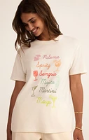 Cocktails Boyfriend Tee