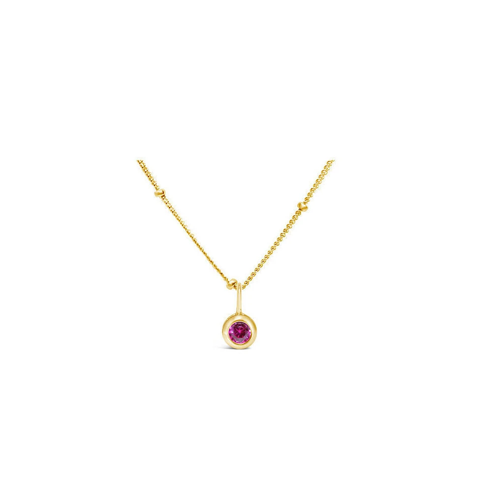 July Birthstone Necklace