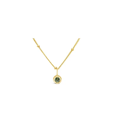 August Birthstone Necklace