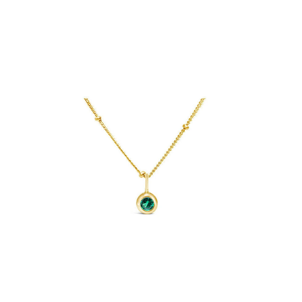 May Birthstone Necklace