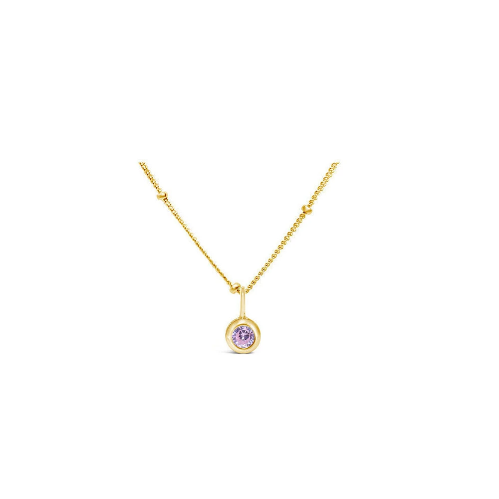 October Birthstone Necklace