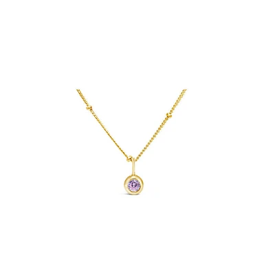 October Birthstone Necklace