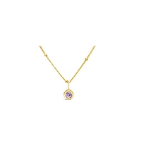 October Birthstone Necklace