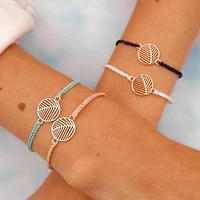 Havana Rose Gold Bracelet Black