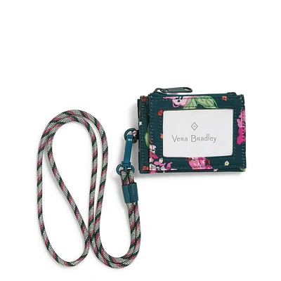 ReActive RFID Lanyard Card Case - Hope Blooms Teal