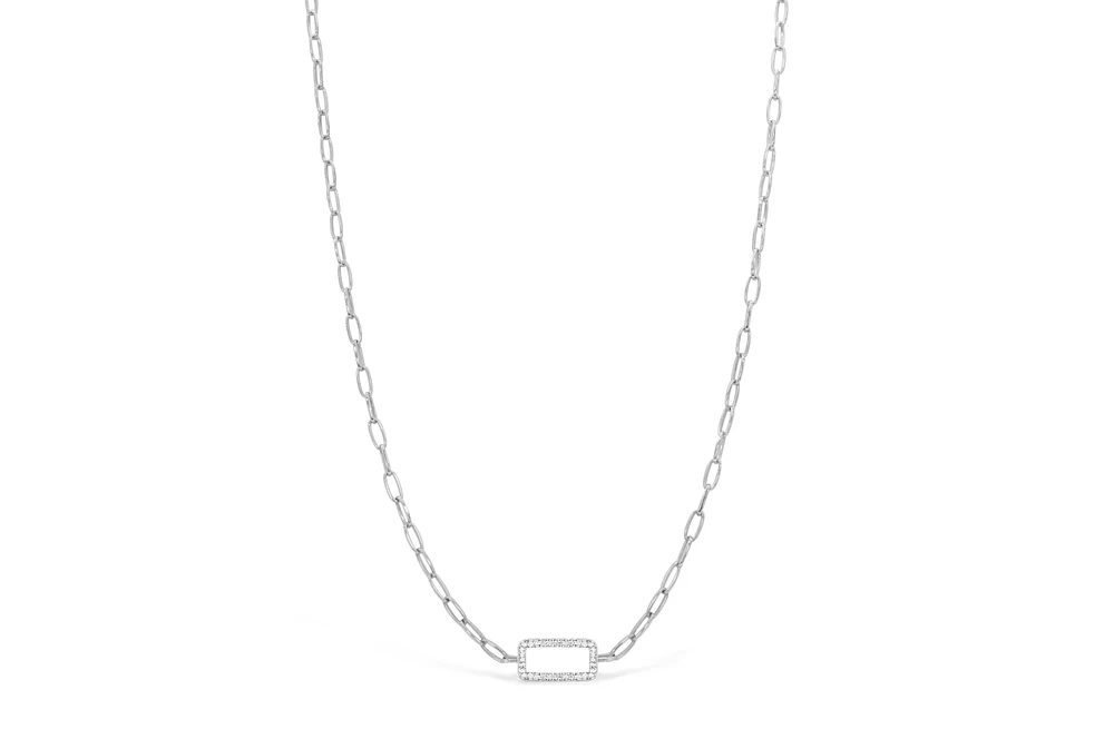 Linked Forever Necklace Silver